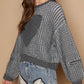 Pol - HEART PATCH SWEATER