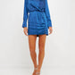 Endless Rose - Long Sleeve Satin Dress