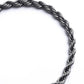 DKNY Men's Hematite Tone Chain Flex Bracelet Gray Size Regular