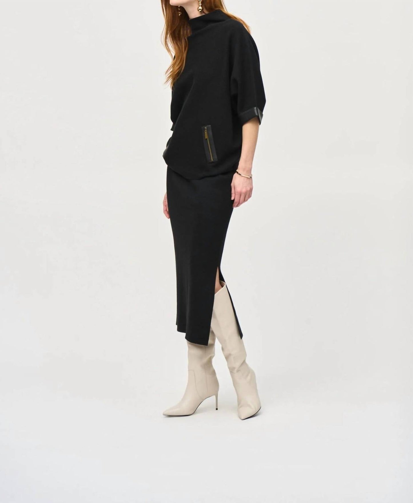 Joseph Ribkoff - Cowl Neck Dolman Top