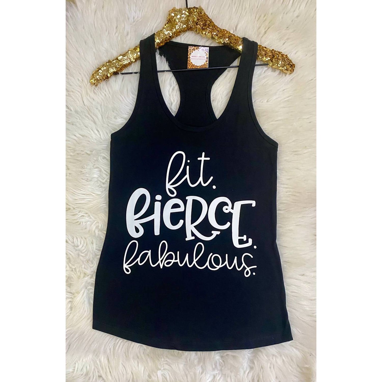 Gabriella Clothing - Women's Fit Fierce Fabulous Racerback Tank