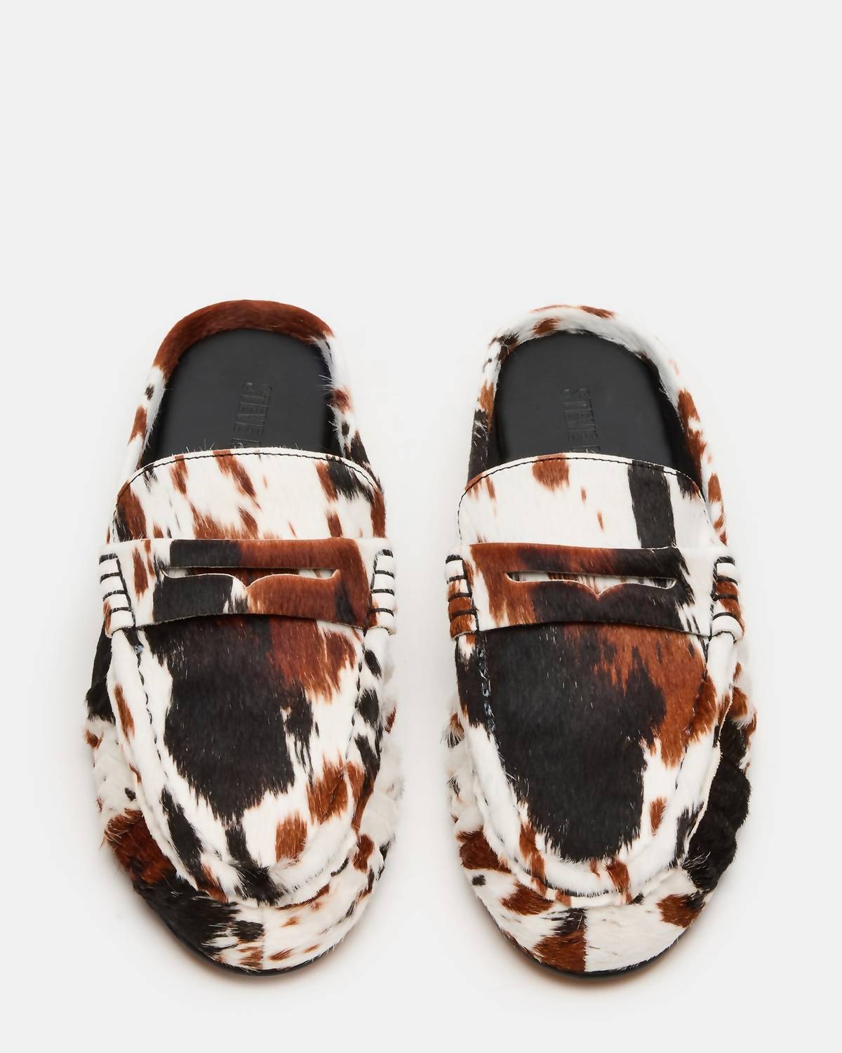 Steve Madden - Women's Rafe Cow Print Slip-on Flat