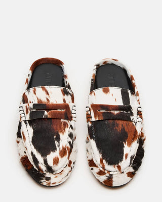 Steve Madden - Women's Rafe Cow Print Slip-on Flat