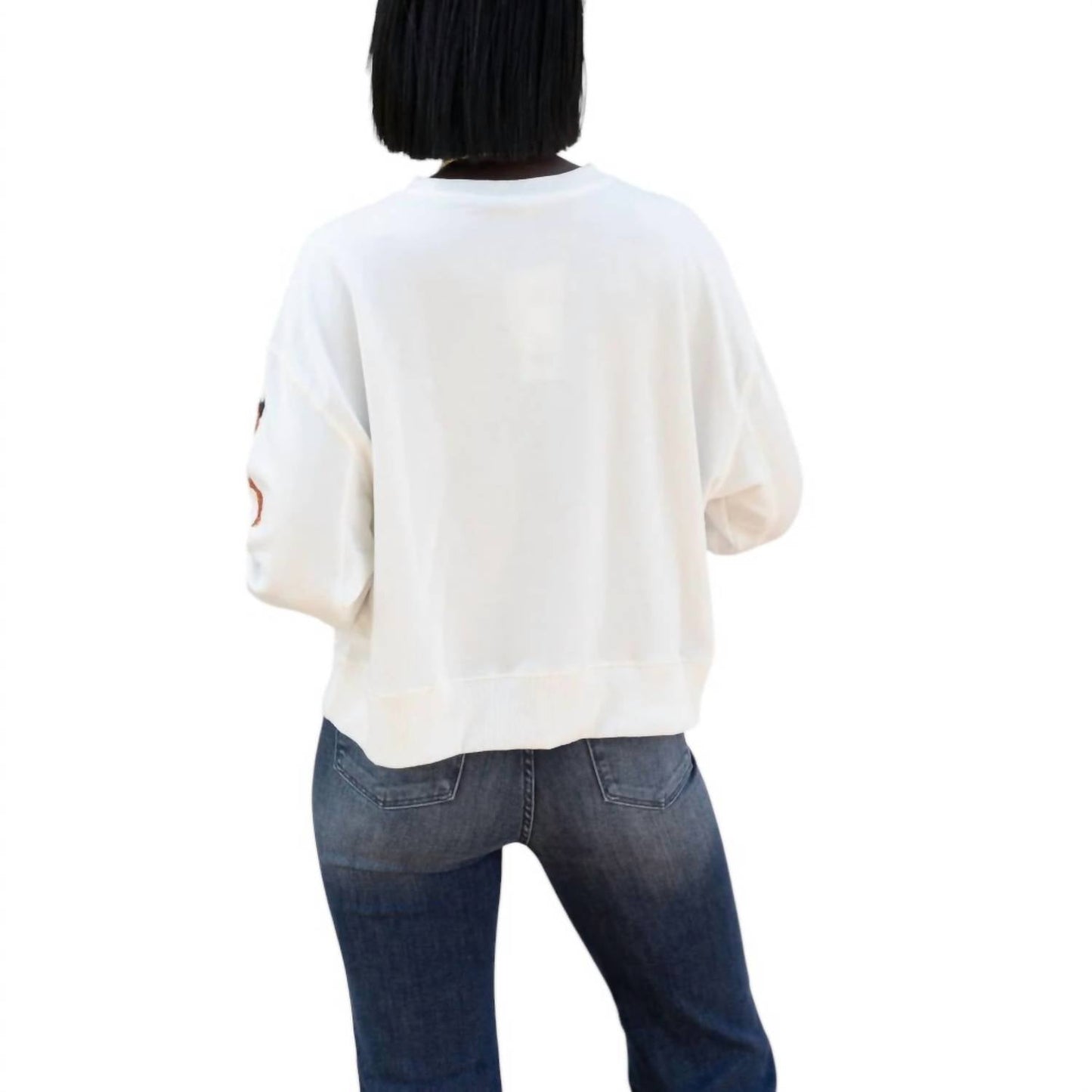 Mary Square - Halloween Sequin Sweatshirt