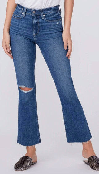 Paige - Vintage Colette Crop Flare Jeans