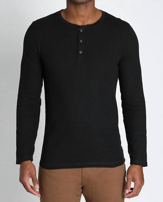 Jachs New York - Classic Waffle Henley Shirt