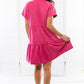 Thml - Suede Tiered Mini Dress