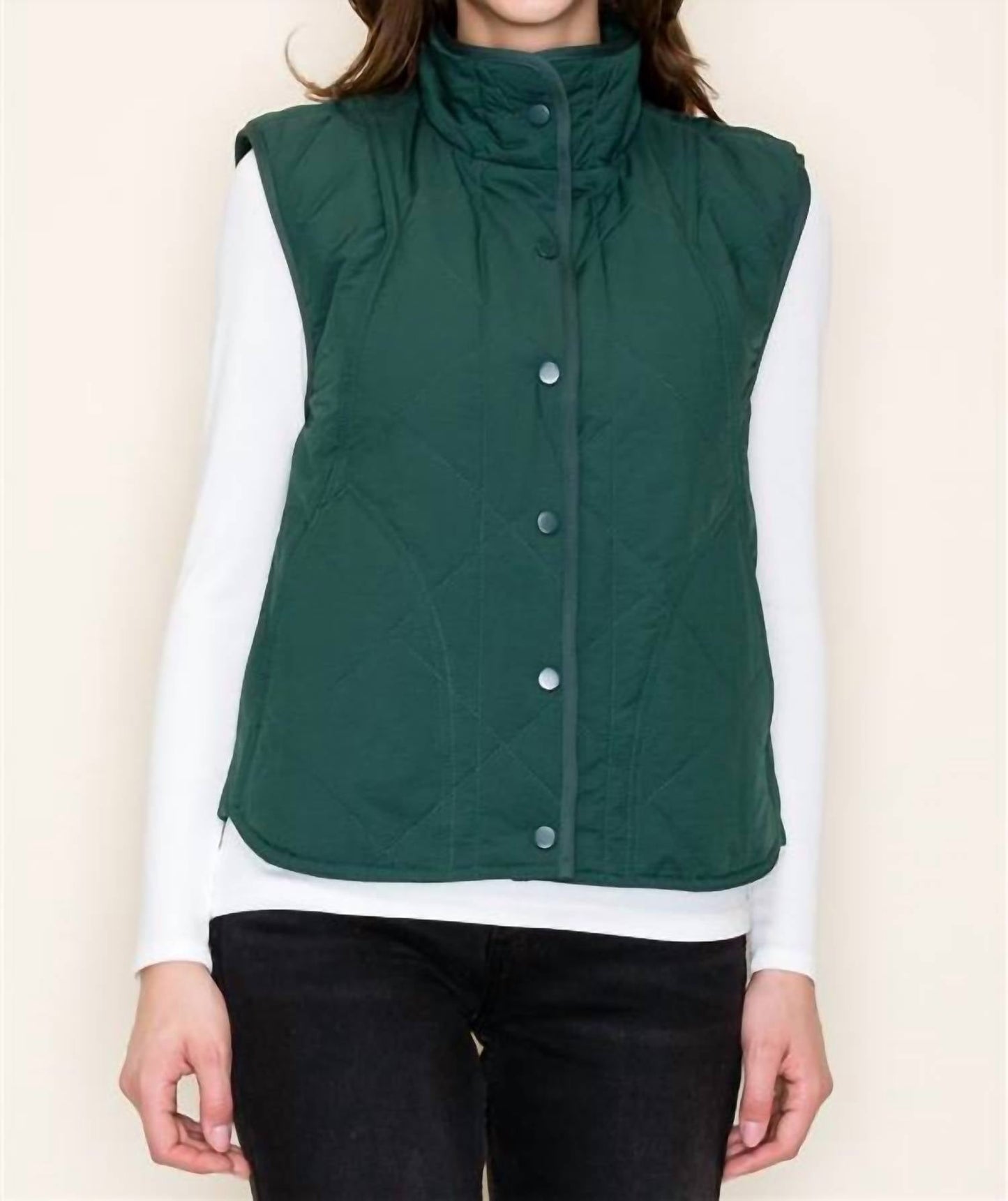 Staccato - Kaye Button Front Textured Vest