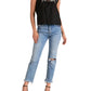Elan - Embroidered Flutter Sleeve Top