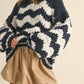 Klesis - Striped Chunky Knit Sweater