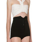 Philosophy Di Lorenzo Serafini - Draped Crop Top in Stretch Poplin