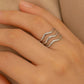 Eklexic - Super Thin Wavy Ring