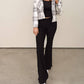 26 International - Plaid Cropped Shacket With Removable Hood
