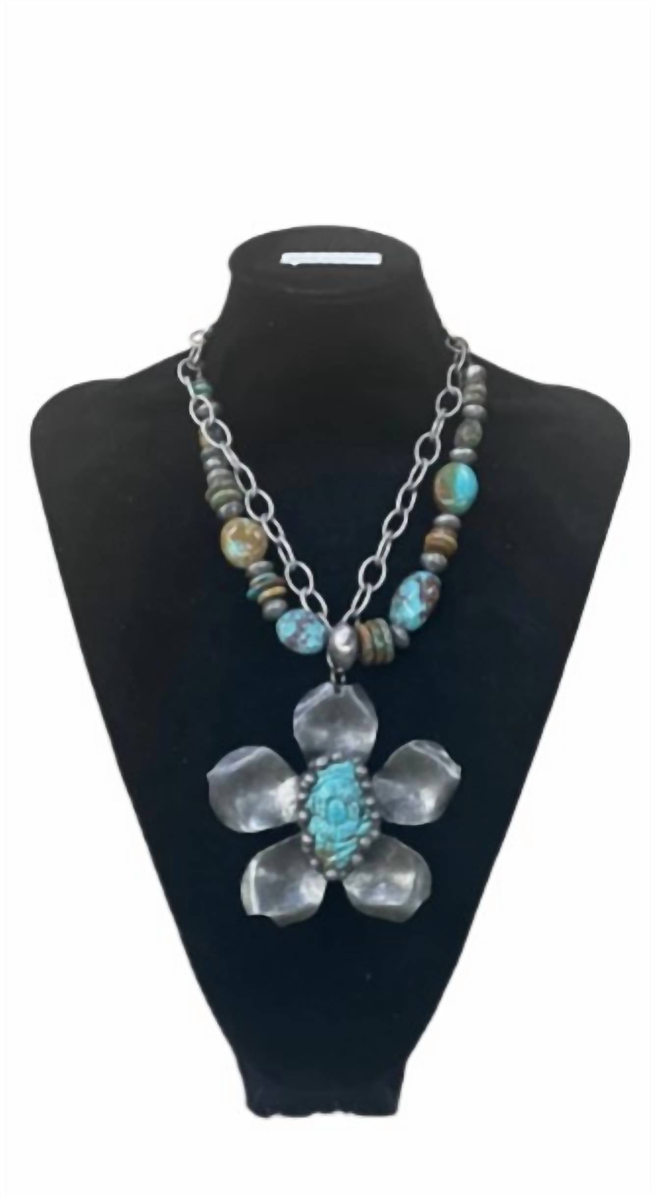 Art By Amy Labbe - Large Flower Necklace
