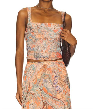 L'Agence - Rasha Shirred Tank Top