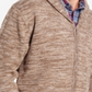 Weatherproof Vintage Men's Marled Cardigan Sweater Brown Size XL