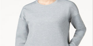 32 Degrees Women's Fleece Running Sweatshirt Gray Size Medium