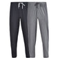 Hanes Men's Big And Tall Knit 2 Pack Pant Gray Size Large