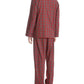 Hanes Men's Cvc Broadcloth Pajama Set Red Size Medium