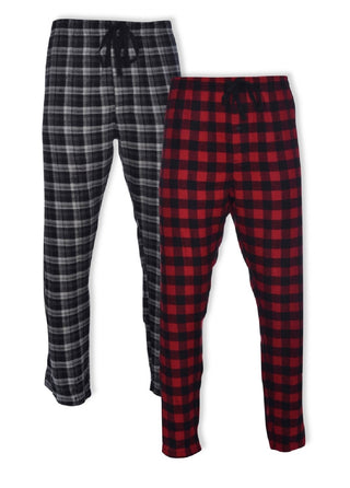 Hanes Men's Flannel 2 Pack Sleep Pant Brown Size XXX-Large