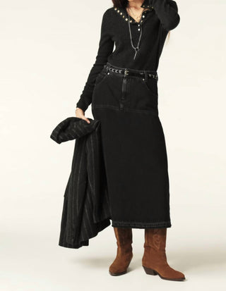 Bash - Volentia Denim Skirt