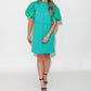 Thml - Poplin Sleeve Textured Mini Dress