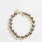 Eklexic - LARGE GOLD BALL BRACELET