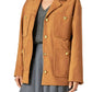 English Factory - Padded Shoulder Suede Jacket