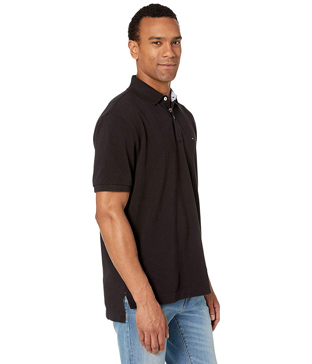 Tommy Hilfiger Men's Classic Fit Polo Black Size XX-Large