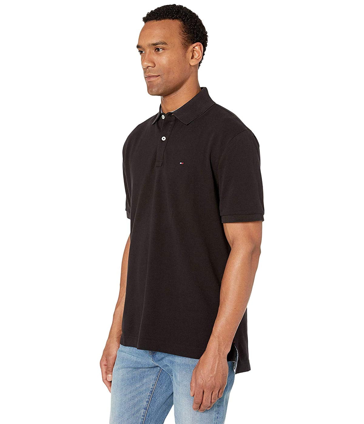 Tommy Hilfiger Men's Classic Fit Polo Black Size XX-Large