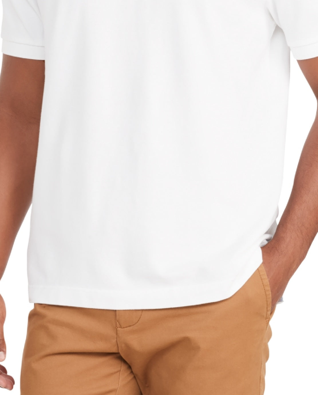 Tommy Hilfiger Men's Classic Fit Ivy Polo Shirt White Size Large