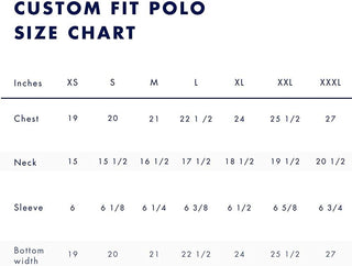 Tommy Hilfiger Men's Custom-Fit Ivy Polo Blue Size Large