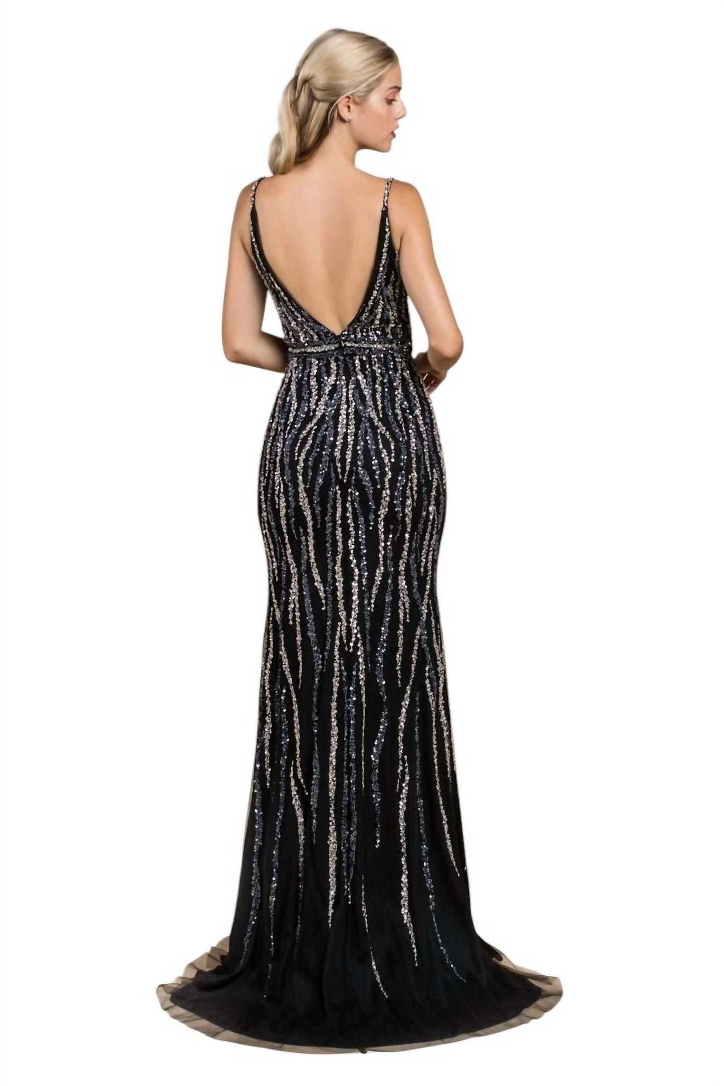 Andrea & Leo Couture - TRICKLE BEAD GOWN