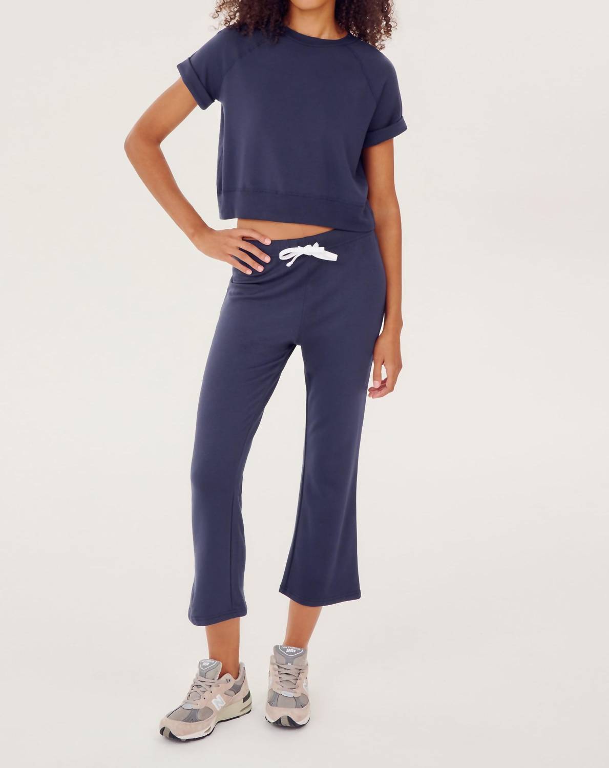 Splits59 - Brooks Fleece Cropped Flare Jeans