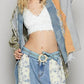 Pol - Plaid Inspiration Open Cardigan