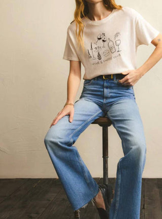 Z Supply - Wine And Cheese Pacific Tee