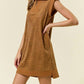 Doe And Rae - Women's Vegan Suede Wild Side Dress