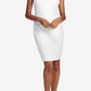 Tommy Hilfiger Women's Textured Sheath Dress White Size 8