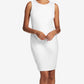 Tommy Hilfiger Women's Textured Sheath Dress White Size 8
