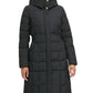 Cole Haan Women's Box Quilt Down Puffer Coat Black Size Large