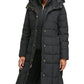 Cole Haan Women's Box Quilt Down Puffer Coat Black Size Large