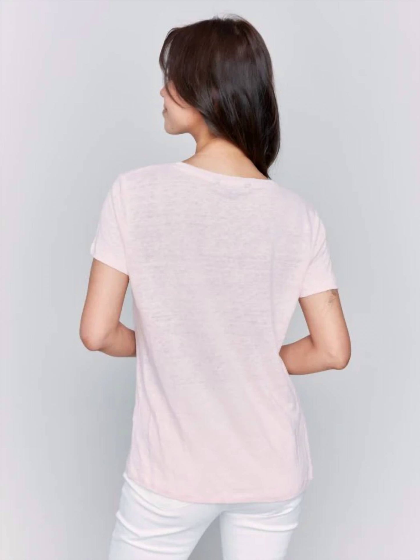 Charlie B - Short Sleeve V-neck T-shirt