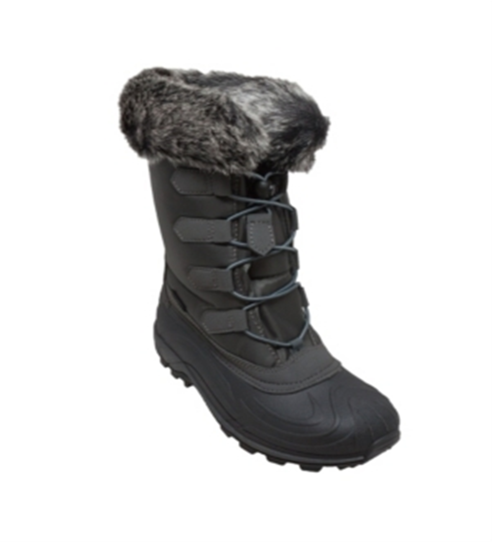 Winter Tecs Women's Nylon Winter Boots Gray Size 11M