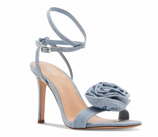 Madden Girl - Women's Rounded Toe Rosette Stiletto Heels