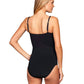 Kallure - Twist Front Underwire One Piece Swimsuit