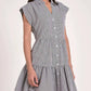 Elan - Cap Sleeve Seersucker Dress
