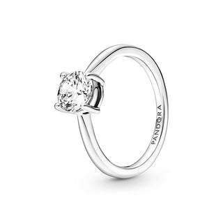Pandora - Women's Sparkling Solitaire Ring