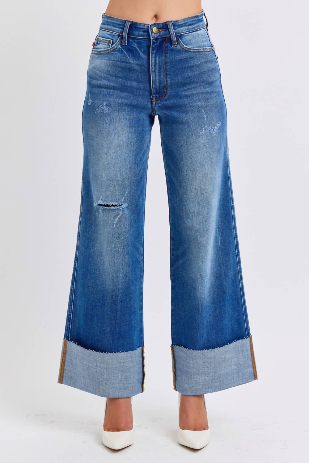 Judy Blue - High Waist Retro Wide Leg Jeans