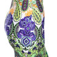 White Mark Women's Colorful Paisley Printed Pencil Skirt Green Size Large