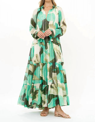 Oliphant - Long Sleeve Tassel Maxi Dress